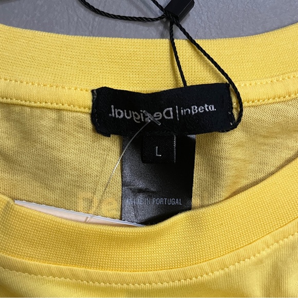 NWT - Desigual Adult Barcelona Monogram Short Sleeve T Shirt - Men L / Women XL - Picture 8 of 11